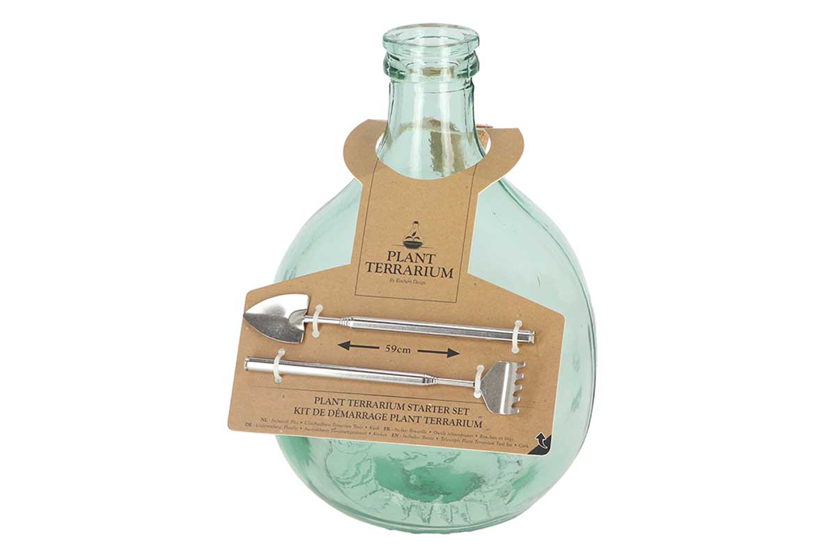 plant terrarium by esschert design Terrarium Vase set 5lt (AGG47) – Greenleaf Garden Center