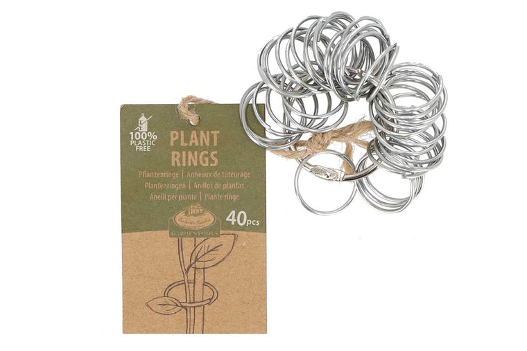 Metal plant rings (set of 40)