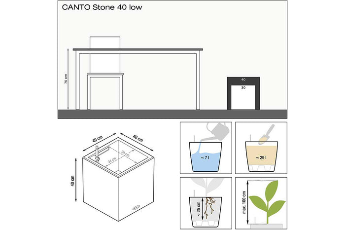 Canto stone 40 low