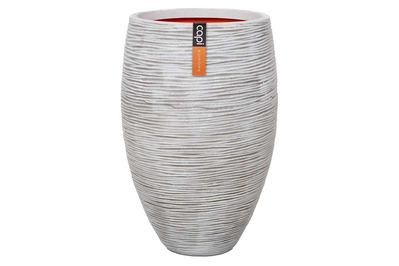Capi Vase elegant deluxe Rib NL ivory 38cm (KOFI1131)