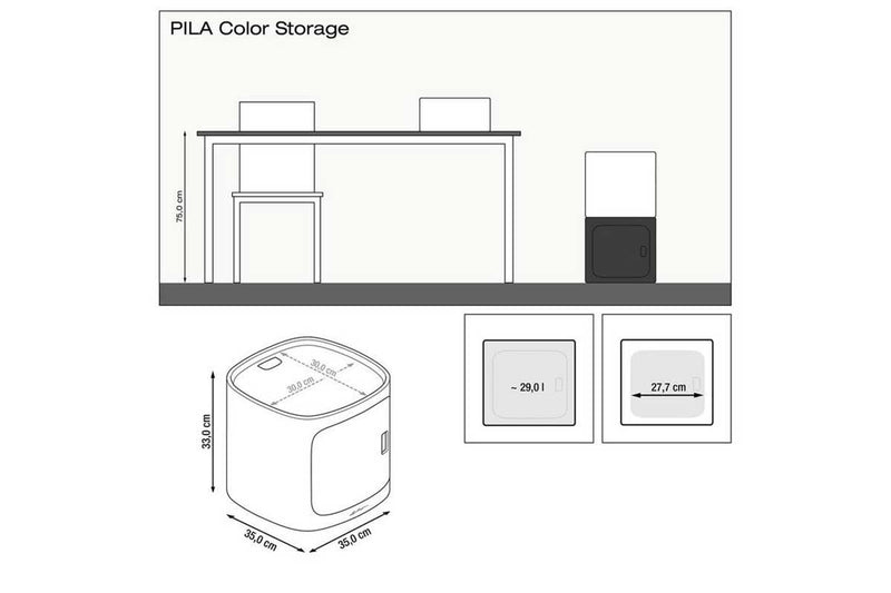 Pila Color Storage