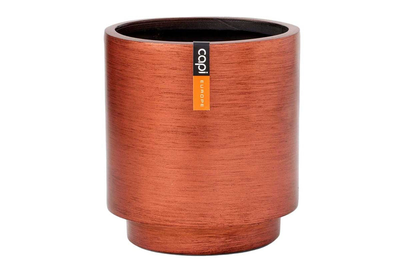 Capi Vase cylinder Retro copper 15cm (BRTC313)